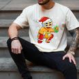 Christmas Gingerbread Man Baseball Player Catcher Men's Comfort Colors T-Shirt Ivory Christmas Gingerbread Man Baseball Player Catcher Men's Comfort Colors T-Shirt Ivory