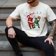 Christmas Santa Baseball Ugly Sweater Men's Comfort Colors T-Shirt Ivory Christmas Santa Baseball Ugly Sweater Men's Comfort Colors T-Shirt Ivory