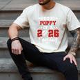 Class Of 2026 Senior Year Baseball Poppy 2026 Graduate Men's Comfort Colors T-Shirt Ivory