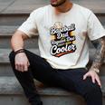 Cool Baseball Dad Saying For Sports Loving Dads Men's Comfort Colors T-Shirt Ivory Cool Baseball Dad Saying For Sports Loving Dads Men's Comfort Colors T-Shirt Ivory