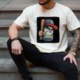 Cool Dollar Bill Guy With Cap And Baseball Costume Premium Tri-Blend Men's Comfort Colors T-Shirt Ivory Cool Dollar Bill Guy With Cap And Baseball Costume Premium Tri-Blend Men's Comfort Colors T-Shirt Ivory