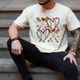 Coquette Bow XOXO Baseball Lover Heart Valentine Game Day Men's Comfort Colors T-Shirt Ivory