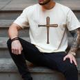 Cross Baseball Bats Christian Faith Sports Coach Pitcher Men's Comfort Colors T-Shirt Ivory Cross Baseball Bats Christian Faith Sports Coach Pitcher Men's Comfort Colors T-Shirt Ivory