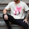 Cute Coquette Baseball Pink Bow Player & Fan Girls Men's Comfort Colors T-Shirt Ivory Cute Coquette Baseball Pink Bow Player & Fan Girls Men's Comfort Colors T-Shirt Ivory
