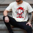 Cute Game Day Baseball Ice Cream Drip Valentine Love XOXO Men's Comfort Colors T-Shirt Ivory