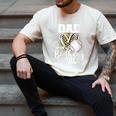 Dad Of The Birthday Girl Baseball Dad Leopard Heart Men's Comfort Colors T-Shirt Ivory
