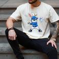 Dripping Drip Baseball Rabbit Bunny Easter Men Boy Kid Men's Comfort Colors T-Shirt Ivory Dripping Drip Baseball Rabbit Bunny Easter Men Boy Kid Men's Comfort Colors T-Shirt Ivory