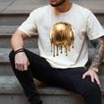 Dripping Gold Drip Baseball Game Day Player Coach Baller Men's Comfort Colors T-Shirt Ivory Dripping Gold Drip Baseball Game Day Player Coach Baller Men's Comfort Colors T-Shirt Ivory