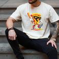 Drippy Pizza Baseball Slice Cartoon Sports Food Men's Comfort Colors T-Shirt Ivory Drippy Pizza Baseball Slice Cartoon Sports Food Men's Comfort Colors T-Shirt Ivory