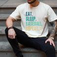 Eat Sleep Baseball Repeat Baseball Player Baseball Men's Comfort Colors T-Shirt Ivory Eat Sleep Baseball Repeat Baseball Player Baseball Men's Comfort Colors T-Shirt Ivory
