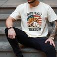 Faith Family Freedom Patriotic Christian Baseball Game Day Men's Comfort Colors T-Shirt Ivory Faith Family Freedom Patriotic Christian Baseball Game Day Men's Comfort Colors T-Shirt Ivory