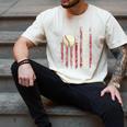 Fathers Day Baseball Dad USA Flag For Dad Men Baseball Men's Comfort Colors T-Shirt Ivory Fathers Day Baseball Dad USA Flag For Dad Men Baseball Men's Comfort Colors T-Shirt Ivory