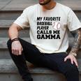 My Favorite Baseball Player Calls Me Gamma Men's Comfort Colors T-Shirt Ivory My Favorite Baseball Player Calls Me Gamma Men's Comfort Colors T-Shirt Ivory