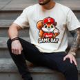 Game Day Baseball Dad Baseball Mam Father's Day Men's Comfort Colors T-Shirt Ivory