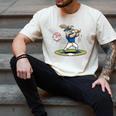 Goat Baseball Player With Bat And Ball Drip Animal Sports Men's Comfort Colors T-Shirt Ivory Goat Baseball Player With Bat And Ball Drip Animal Sports Men's Comfort Colors T-Shirt Ivory