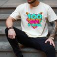 Happy 100 Days Of School Costume Baseball Drip Ice Cream Men's Comfort Colors T-Shirt Ivory Happy 100 Days Of School Costume Baseball Drip Ice Cream Men's Comfort Colors T-Shirt Ivory