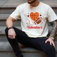 Happy Valentine’s Basketball Football Valentine Baseball Men's Comfort Colors T-Shirt Ivory Happy Valentine’s Basketball Football Valentine Baseball Men's Comfort Colors T-Shirt Ivory