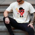 Heart Playing Baseball Valentine Baseball Men's Comfort Colors T-Shirt Ivory