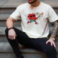 Heart Valentines Day Baseball Men Boys Kids Teens Men's Comfort Colors T-Shirt Ivory Heart Valentines Day Baseball Men Boys Kids Teens Men's Comfort Colors T-Shirt Ivory
