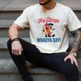 Hey Chicago Whadya Say Baseball Hot Dog Men's Comfort Colors T-Shirt Ivory Hey Chicago Whadya Say Baseball Hot Dog Men's Comfort Colors T-Shirt Ivory