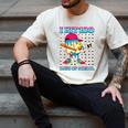 I Hit 100 Days Of School 67 Drip Baseball Boys Kids Men's Comfort Colors T-Shirt Ivory