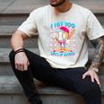 I Hit 100 Days Of School Baseball Ice Cream Drip Men's Comfort Colors T-Shirt Ivory