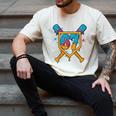 HUGvyn 67 Baseball Ice Cream Drip Six Seven Genz Alpha Slang Men's Comfort Colors T-Shirt Ivory