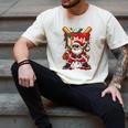 HUGvyn Santa Playing Baseball Ice Cream Drip Christmas Boys Men's Comfort Colors T-Shirt Ivory HUGvyn Santa Playing Baseball Ice Cream Drip Christmas Boys Men's Comfort Colors T-Shirt Ivory