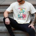 HUGvyn I Survived 100 Days Of School Baseball 6 7 Ice Cream Men's Comfort Colors T-Shirt Ivory
