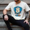 Ice Cream Baseball Glove 8th Birthday Edition Men's Comfort Colors T-Shirt Ivory