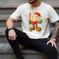 Ice Cream Drip Baseball Christmas Baseball Drip Candy Cane Men's Comfort Colors T-Shirt Ivory Ice Cream Drip Baseball Christmas Baseball Drip Candy Cane Men's Comfort Colors T-Shirt Ivory