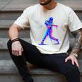 Ice Cream Drip Melting Baseball Bat Player Baseball Dad Men's Comfort Colors T-Shirt Ivory Ice Cream Drip Melting Baseball Bat Player Baseball Dad Men's Comfort Colors T-Shirt Ivory