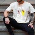 It's My 12th Birthday Baseball Softball Heart 12 Year Old Men's Comfort Colors T-Shirt Ivory