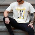 Jackson Chourio Milwaukee MLB Baseball Player MLBJCH201M Men's Comfort Colors T-Shirt Ivory Jackson Chourio Milwaukee MLB Baseball Player MLBJCH201M Men's Comfort Colors T-Shirt Ivory