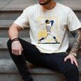 Jackson Chourio Milwaukee MLB Baseball Player MLBJCH202M Men's Comfort Colors T-Shirt Ivory
