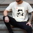 Japanese Grumpy Frog Baseball Player Baseball Men's Comfort Colors T-Shirt Ivory