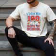 I Just Hit 100 Days Of School Baseball 100th Day Boys Kids Men's Comfort Colors T-Shirt Ivory I Just Hit 100 Days Of School Baseball 100th Day Boys Kids Men's Comfort Colors T-Shirt Ivory
