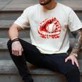 Kid Drip Ice Cream Baseball Heart Catcher Valentines Day Boy Men's Comfort Colors T-Shirt Ivory Kid Drip Ice Cream Baseball Heart Catcher Valentines Day Boy Men's Comfort Colors T-Shirt Ivory