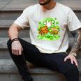 Kids St Patricks Day Shamrock Basketball Baseball Football Men's Comfort Colors T-Shirt Ivory Kids St Patricks Day Shamrock Basketball Baseball Football Men's Comfort Colors T-Shirt Ivory