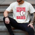Kids Stealing Hearts Like I Steal Bases Cute Baseball Boys Men's Comfort Colors T-Shirt Ivory Kids Stealing Hearts Like I Steal Bases Cute Baseball Boys Men's Comfort Colors T-Shirt Ivory