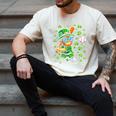 Leprechaun Playing Baseball Happy St Patricks Day Men Boys Men's Comfort Colors T-Shirt Ivory