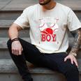 Little Slugger Boy Coming Soon Baby Announcement Baseball Men's Comfort Colors T-Shirt Ivory