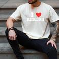 I Love Baseball Dads Awesome Little League Tees Spring Ball Men's Comfort Colors T-Shirt Ivory