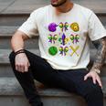 Mardi Gras Baseball Coquette Bow Fat Tuesday Parade Girls Men's Comfort Colors T-Shirt Ivory Mardi Gras Baseball Coquette Bow Fat Tuesday Parade Girls Men's Comfort Colors T-Shirt Ivory