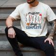 Mission 100 Days Complete Baseball 100th Day Of School Boys Men's Comfort Colors T-Shirt Ivory