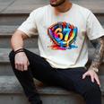 Number 67 Baseball Glove Ice Cream Drip Six Seven Meme Men's Comfort Colors T-Shirt Ivory Number 67 Baseball Glove Ice Cream Drip Six Seven Meme Men's Comfort Colors T-Shirt Ivory