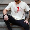 Number 7 Years Baseball 7TH Birthday Men's Comfort Colors T-Shirt Ivory Number 7 Years Baseball 7TH Birthday Men's Comfort Colors T-Shirt Ivory