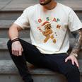 Oh Snap Gingerbread 67 Meme Baseball Christmas Xmas Men's Comfort Colors T-Shirt Ivory