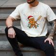 Oh Snap Gingerbreadman Christmas Baseball Humor Men's Comfort Colors T-Shirt Ivory Oh Snap Gingerbreadman Christmas Baseball Humor Men's Comfort Colors T-Shirt Ivory