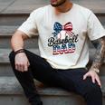 Patriotic Baseball Dad 4th Of July For All American Fathers Men's Comfort Colors T-Shirt Ivory